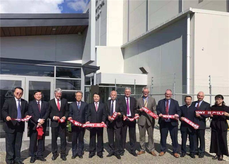 中牧集团新西兰马陶拉乳业工厂建成投产