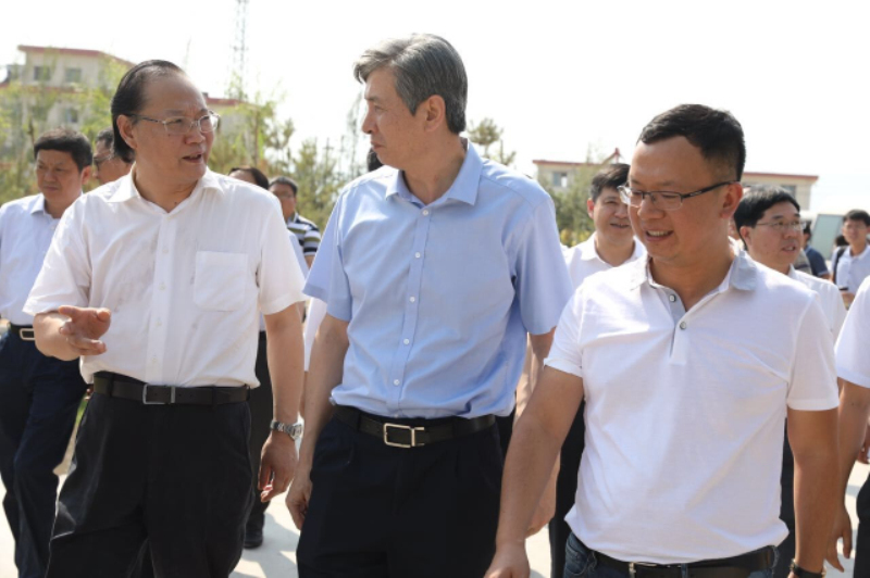 闽宁合作政府高层领导莅临中牧亿林公司考察和指导工作